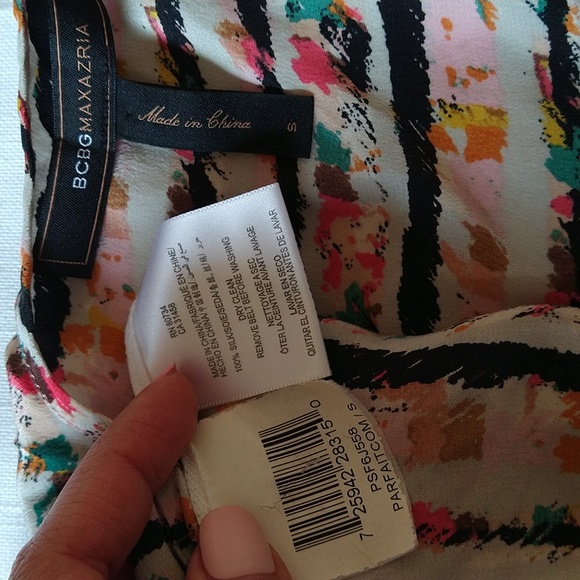 BCBGmaxazria Silk Mini-Dress size small - Picture 17 of 17